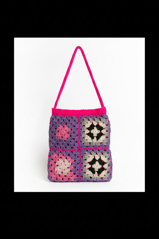 Not your granny square cross body bag