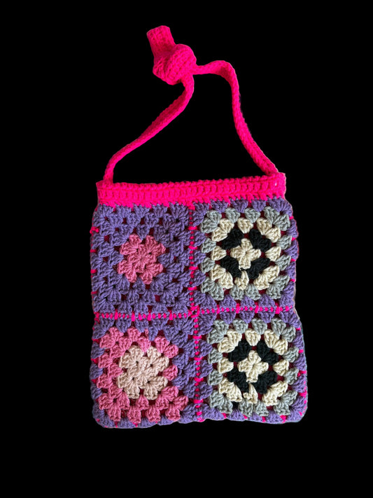 Not your granny square cross body bag